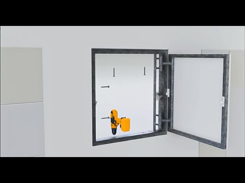 Люк под плитку скрытый "Классика" 600х400 (ШхВ), мм - фото 1 - id-p619826675