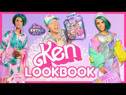 Barbie Extra Fly KEN! 🌊💙 Review, Restyle and Lookbook!
