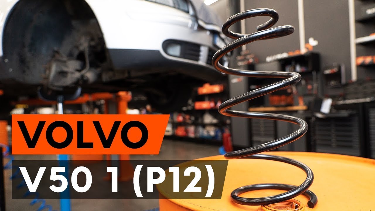 Jak vyměnit přední pružiny podvozku na Volvo V50 MW – návod k výměně