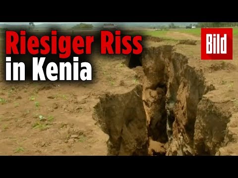 Sie wird immer größer ... Teilt diese Erdspalte Afrika bald in zwei Teile?