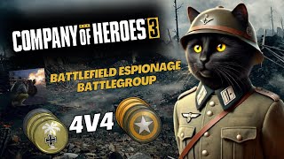Company of Heroes 3 | 4v4 Afrikakorps Multiplayer Gameplay - No Commentary