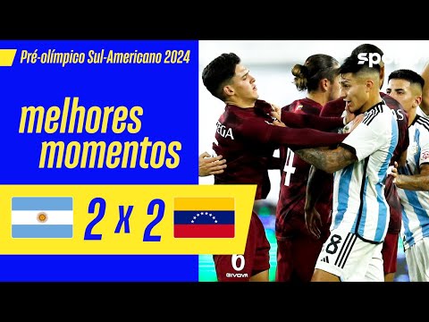 Gols e lances de Argentina x Venezuela