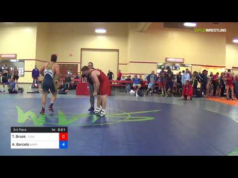 2018 Marine Corps US Open/Masters A Greco Roman 88 3rd Place - Tim Brooks (Love) Vs. Alexis Barcel