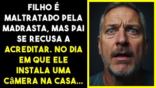 O Pai INSTALOU Câmeras Após o Filho RECLAMAR da MADRASTA. O Que VIU Nas IMAGENS, O Deixou CHOCADO...