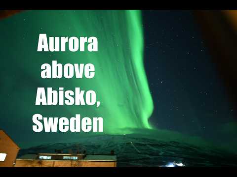 Auroras above STF Abisko Turiststation, Abisko National Park, Sweden