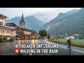 Interlaken Switzerland Walking In The Rain ️