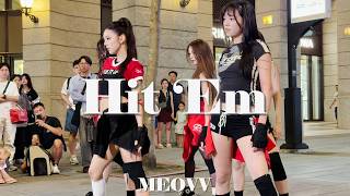 【 KPOP IN PUBLIC】MEOVV 미야오-Hit ‘Em ( Dance Cover From Taiwan ) 中文字幕 4K 60FPS