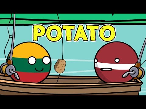 Latvia and Lithuania fishing trip - Countryballs