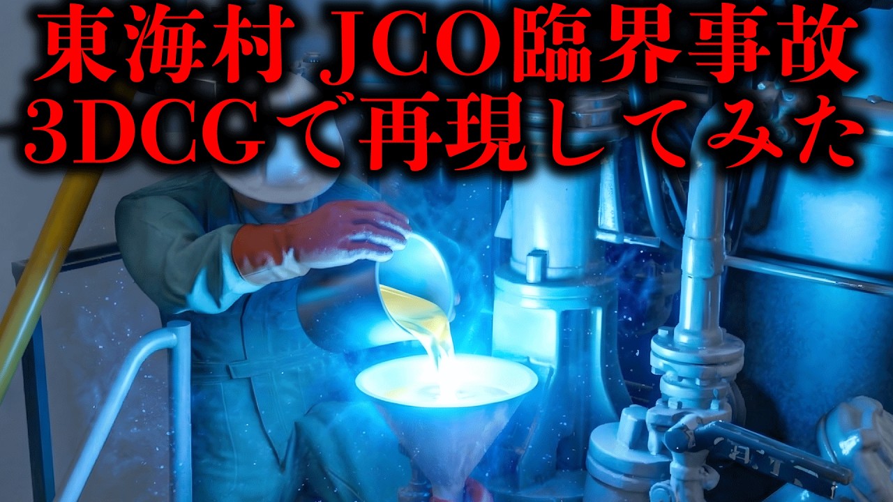 【バケツでウランを混合】日本最悪の被曝事故。裏マニュアルすら守られなかった東海村JCO臨界事故の全貌を3DCGで完全再現