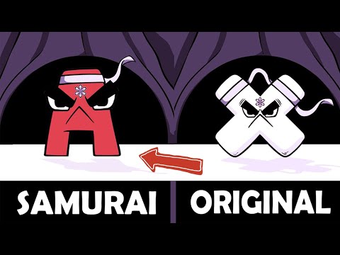 Alphabet LORE But Samurai Transform A-Z