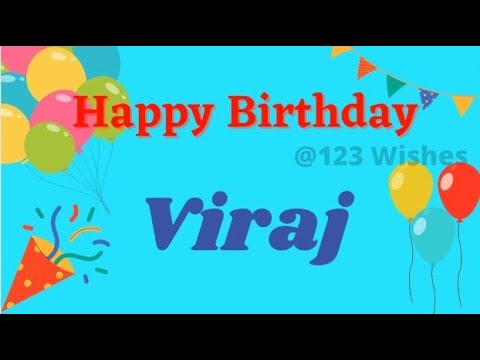 Happy Birthday Viraj