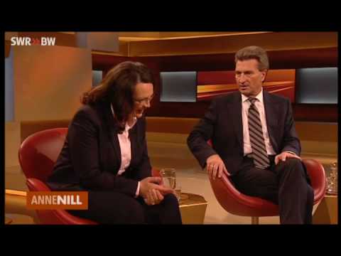 Anne Will und Wieland Backes Nachtcafé auf Schwäbisch - Anne Nill - dodokay SWR