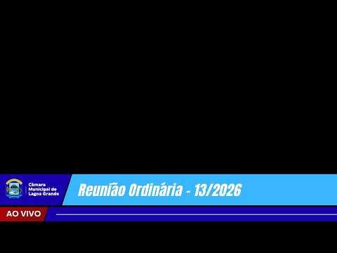 REUNIÃO ORDINÁRIA 13/2026