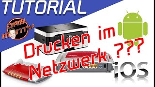 Drucken im Netzwerk - Tutorial - Einrichten Windows Android IOS - WLAN - USB - Drucker- Deutsch