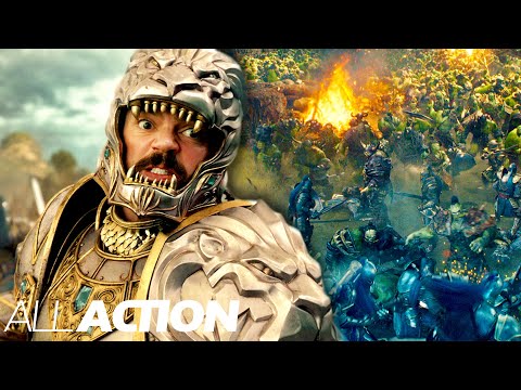 Humans vs. Orcs | Warcraft (2016) | All Action