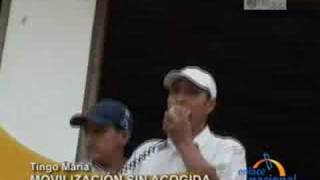 preview picture of video 'Cocaleros de Tingo María realizaron movilización'
