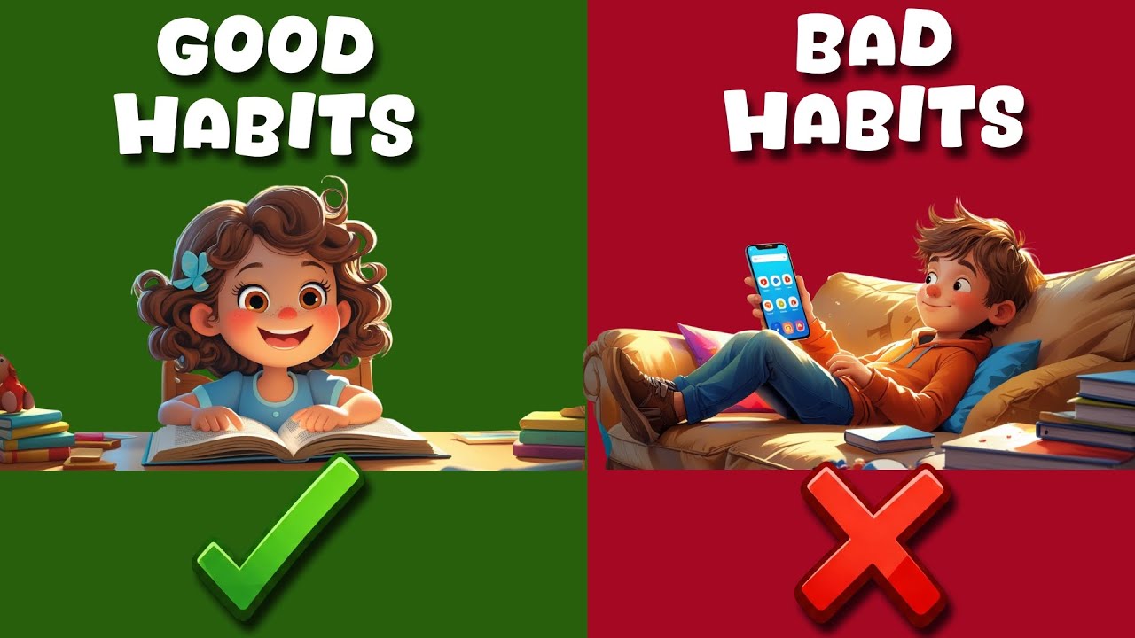 GOOD HABITS vs BAD HABITS | Good Habits for Kids | Good and Bad Habits