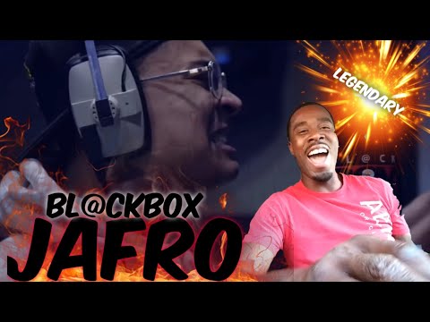 AMERICAN REACTS TO UK RAPPERS Jafro - Bl@ckBox