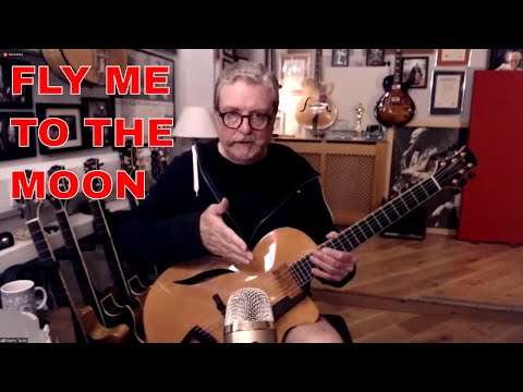 Martin Taylor Guitar Lesson - Soloing Using Melody - Fly Me To The Moon
