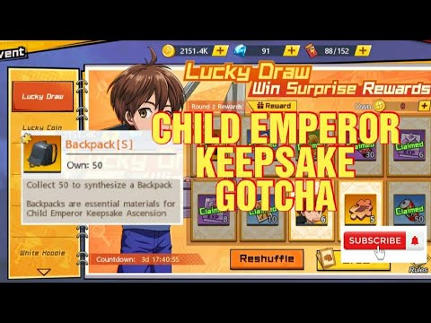 CHILD EMPEROR KEEPSAKE EVENT LUCKY DRAW " ONE PUNCH MAN: The Strongest"