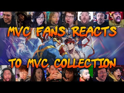 MvC FANS reacts to MARVEL VS CAPCOM FIGHTING COLLECTION (English - CAPTIONS) || Reaction Mashup