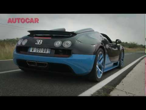 Bugatti Veyron Vitesse flat-out launch and high-speed run - www.autocar.co.uk