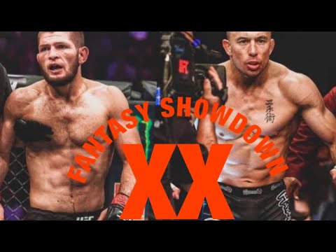 UFC Fantasy Showdown XX: Khabib vs St Pierre 2