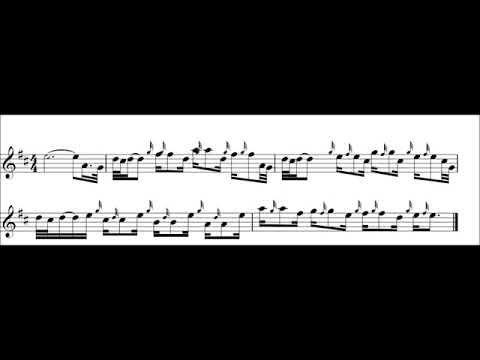 Great Highland Bagpipes Intermediate Exercise 44 – high pitch normal speed