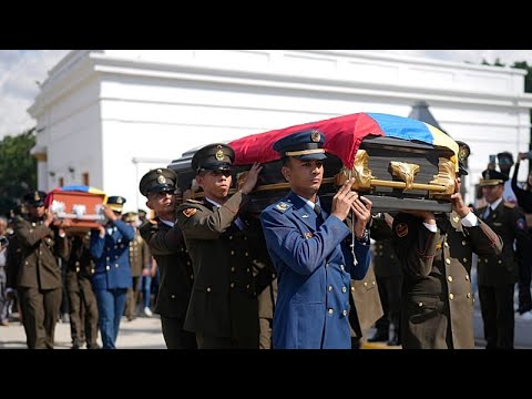 Venezuela holds mass funeral for soldiers killed in US military operation