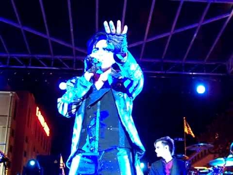 Adam Lambert Mad World Des Moines 9-3-10