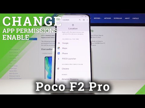 How to Enter App Permissions in XIAOMI Poco F2 Pro – Apps Settings