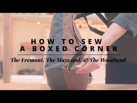 How to Sew a Boxed Corner on a Bag