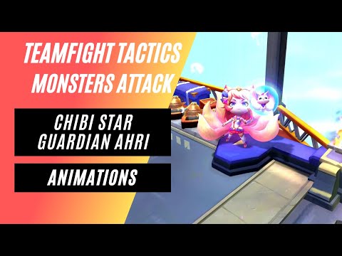 Chibi Star Guardian Ahri Animations |  TFT Set 8 MONSTERS ATTACK