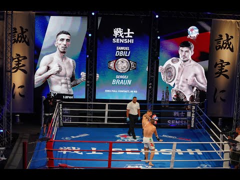 SENSHI 9: -80kg,  Sergej Braun (Germany) vs Samuel Dbili (France)