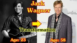 Jack Wagner transformation from 19 to 58 years old video
