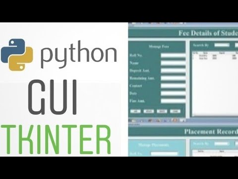 Python GUI Application | Tkinter and MySQL | Student Management System