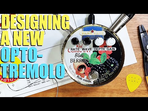 DIY Optical Tremolo.  How to design a tremolo guitar pedal.