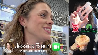 Let's facetime, friend! 📱 VLOG: Walgreens haul, Dollar Tree shop, + get ready together