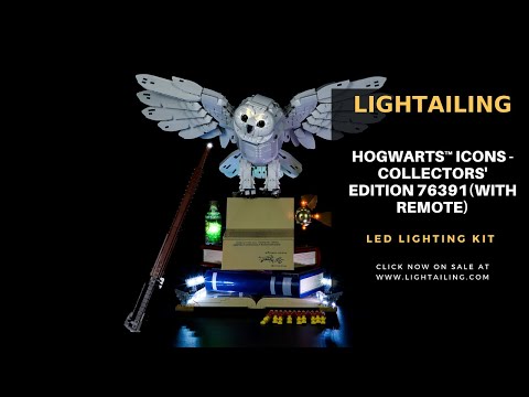 BriksMax Light Kit For Lego Hogwarts™ Icons - Collectors' Edition 76391(with Remote)