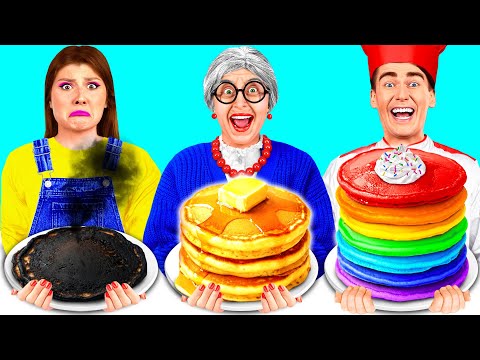 Me vs Grandma Cooking Challenge | Fantastic Food Hacks