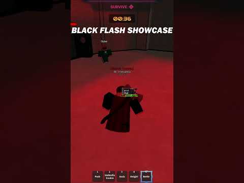 BLACK FLASH POWER SHOWCASE Ink Game #inkgame #roblox