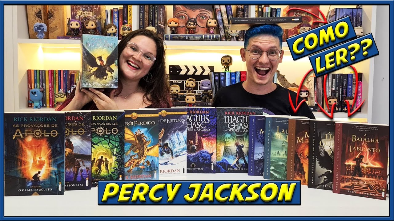 PERCY JACKSON REVIEW COLEÇÃO COMPLETA! 🔱