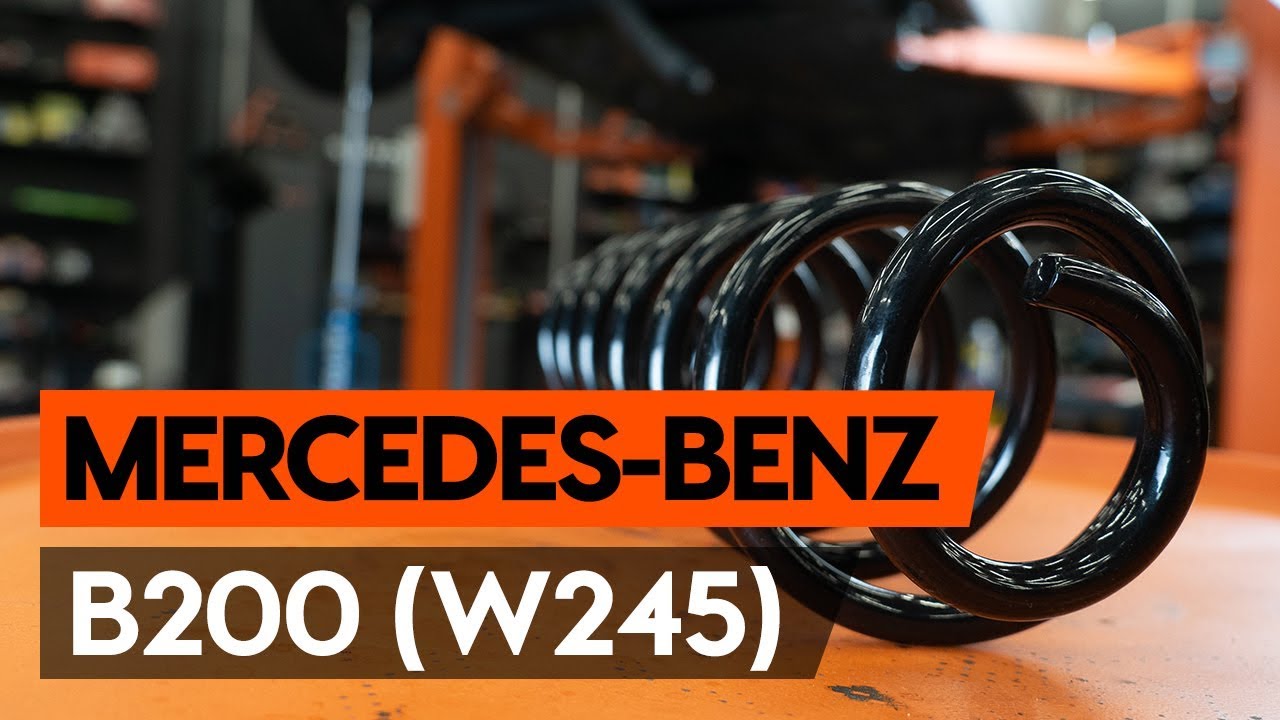 Udskift fjeder bag - Mercedes W245 | Brugeranvisning