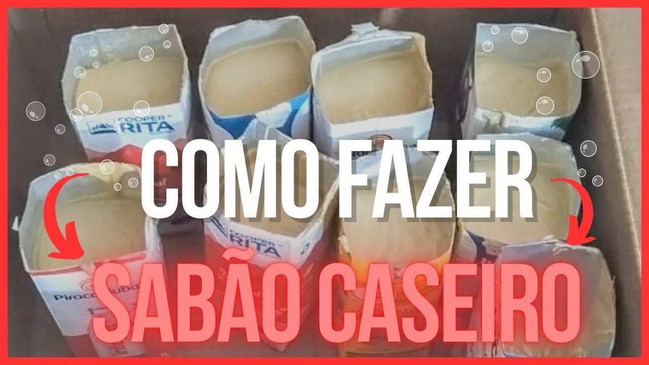Como fazer sabão caseiro