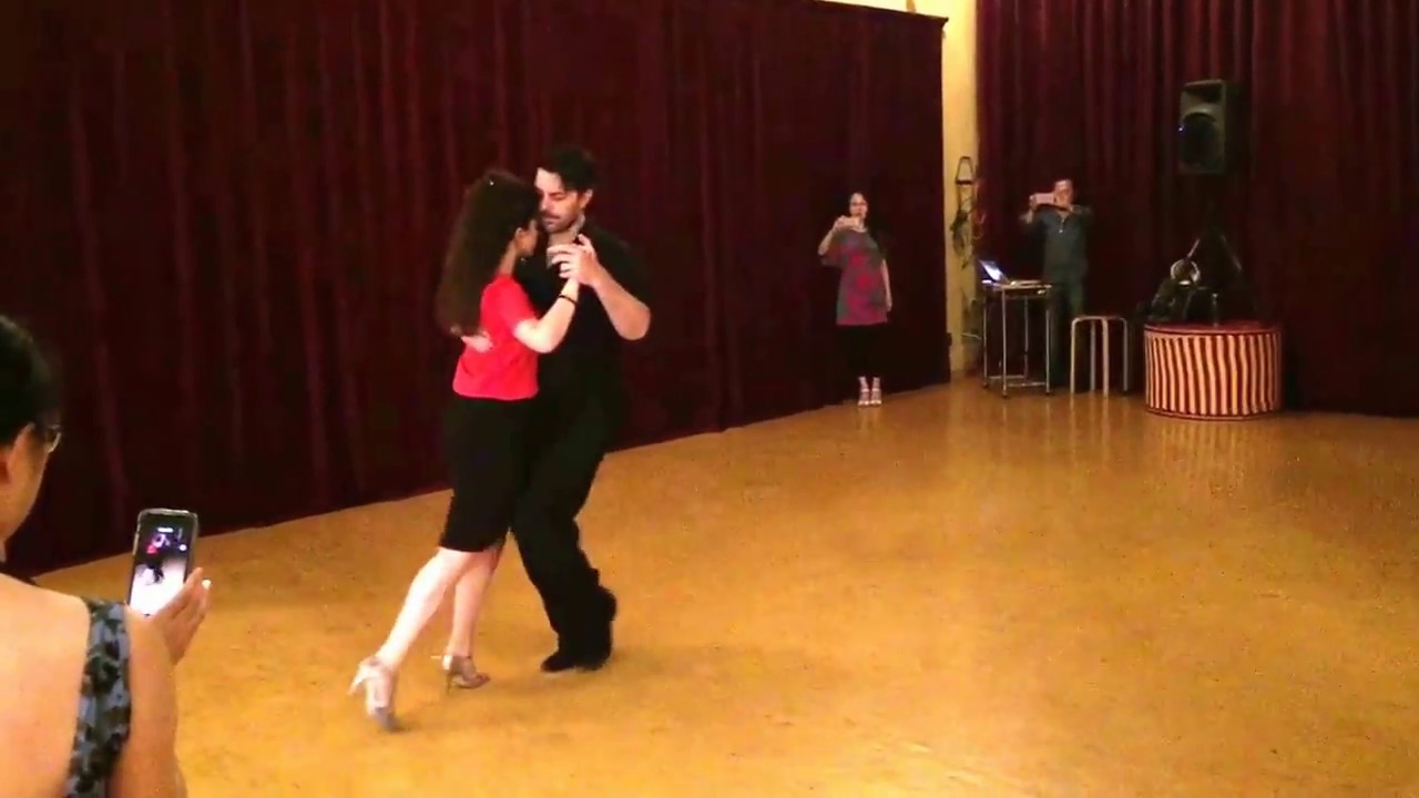 Marcos Pereira & Florencia Borgnia perform a class review for their different salidas class.