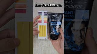Download lagu Men's Fair N Lovely Glow N Handsome Face Wash pH Test #shortsfeed #shortsvideo #shorts mp3