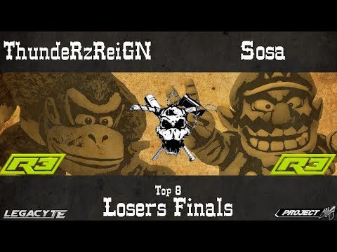 Salty Juans 4 Losers Finals: R3|ThundeRzReiGN (DK,Falcon) vs R3|Sosa (Wario)