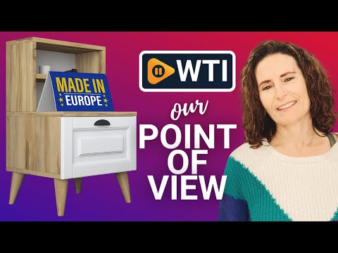 LAWA FURNITURE Modern Nightstand - WTI product video review