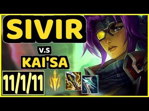 SIVIR vs KAI'SA - 11/1/11 KDA BOTTOM ADC GAMEPLAY - EUW Ranked GRANDMASTER