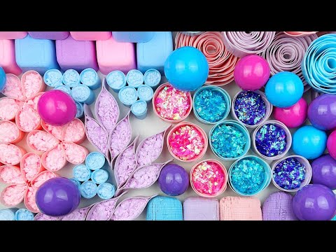 ALL DAY&ALL NIGHT★ASMR SOAP★Compilation set soap★SOAP&GLITTER★Crushing soap★cutting cubes★